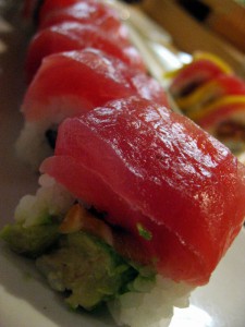 tuna sashimi
